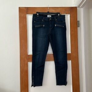 Barely worn Paige skinny cropped jeans